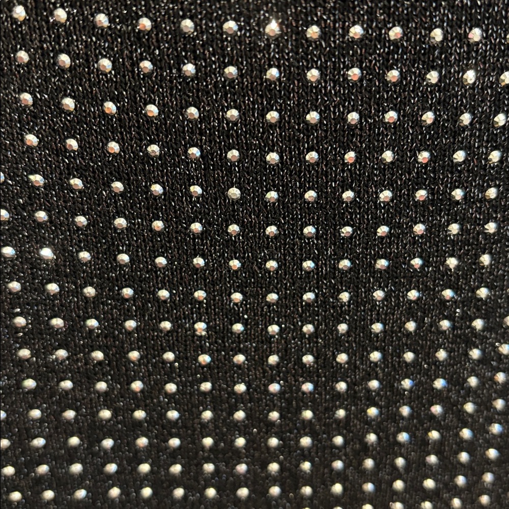 Ontwelfth Size Small 89% Viscosa 11% Nailon Skirt Colored Black And Silver NWTS - Picture 5 of 11